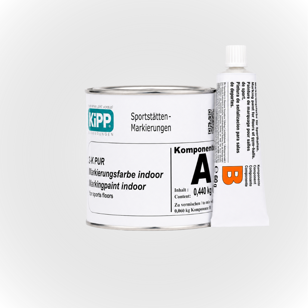 KIPP 2K PUR-Indoor Markierungsfarbe inkl. Härter ( 0.5 kg )